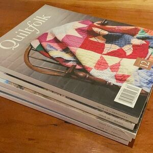 Quiltfolk magazine lot